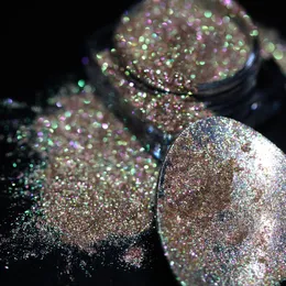 Kroppsglitter mycket vacker brun kameleonpigment för nagellack makeup kropp hög ljus ögonskugga ansikte överstrykningskonturer DIY 9951-1 230926