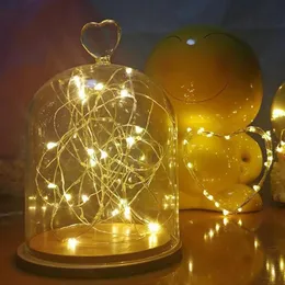 Tiras LED luzes de fadas fio de cobre corda 20 2m férias ao ar livre lâmpada guirlanda luces para árvore de natal festa de casamento decoração209y