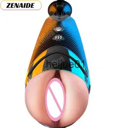 Masturbators Electric Male Masturbacja kubek z rękami Sucker Wolne wibracje Krzemowa Pussy Pochwa dla mężczyzny Penis Hal Massager x0926