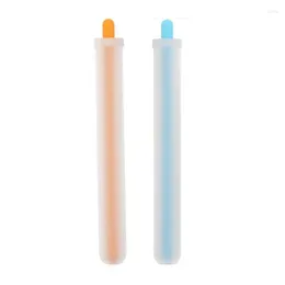 Baking Moulds H7EA Silicone Ice Straw Mold Drinking DIY Beverage Accessories