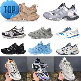 Motorcycle Boots 2022 Casual Shoes Triple S track 3.0 Sneakers Transparent Nitrogen Crystal Outsole Running Mens Womens Trainers Black White Green SIZE 35-45H