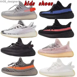Designerskie buty dla dzieci maluch czarne chłopcy dziewczęta sportowe sportowe yezziness Yeeziness 350 v2 trampki dla dzieci młode dzieci Zebra Sneakers rozmiary 24-35