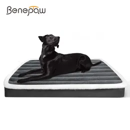 kennels pens Benepaw Soft Orthopedic Dog Bed Washable Nonslip Egg Crate Foam Kennel Pad Pet Sleeping Mat Cushion For Small Medium Large Breed 230926