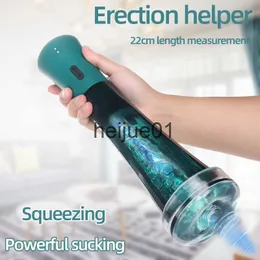 Masturbators 2 IN 1 Masturbator Penis Pump Vacuum Sucking for Male Masturbation Equipment Enhancer Supplies Sex Toys for Men Adult Tool x0926