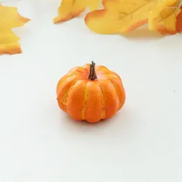 Dekorativa blommor Family Party Decoration Props Realistic Design Home Crafts Farm Harvest Festival 100g Pumpkin Model