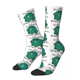 Men's Socks Sock For Men No Thoughts Empty Brain Hip Hop Vintage Frog Animal Happy Breathable Pattern Printed Boys Crew Seamless Gift