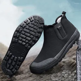 Botas Sapatos de segurança de trabalho respirável de cano alto casual liberação resistente ao desgaste seguro de trabalho