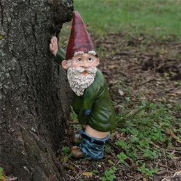 Harts Naughty Garden Gnome Christmas Dressing Up Indoor eller Outdoor Decorations Gnome Christmas Gnome Diy Garden Decoration Dwarf 2011221J