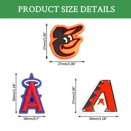 Shoe Parts Accessories Baseball Team Charms For Clog Shoes Decoration Gifts Sport Favor Man Women Adts Drop Delivery Otvgo