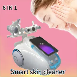 6 In 1 Portable Anti-Puffiness Aqua Facial Oxygen Machine Hydro Facial Aqua Peel Machine Hydra Facial Microdermabrasion Machine