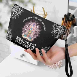 Diy sacos estilingue sacos de cosméticos saco personalizado homens mulheres sacos totes senhora mochila profissional produção preta personalizado presentes casal exclusivo 13059