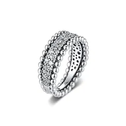 Rings Cluster CKK Silver 925 Jewelry Bededed Pave Band Ring for Women Fashion Gift Original Sterling2314