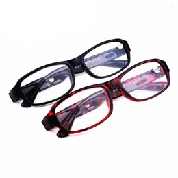 Sunglasses 1 Pair Square Reading Glasses Optical Lens Plastic Frame Reader Men Women Presbyopic Eyeglasses Eyewear With Diopter 1.0- 6.0