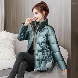 Damskie okopy płaszcze zimowa kurtka dla kobiet płaszcza swobodne bawełniane kurtki żeńskie ubrania zagęszczone panie wyściełane koreańskie topy Jacken Damen