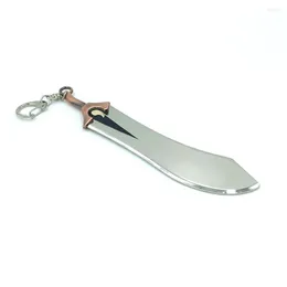 Keychains Bsarai Fate/Stay Night Emiya Shirou Ganjiang och Moye 16cm/6.3 "Sword Toy Model Key Chain Ring