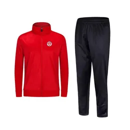2021 FC St Pauli New Style Football Men's Jacket with Pants Sport Wear Soccer Tracksuit Adult kids Clothes Set232z