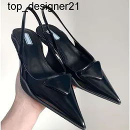 Designer Women Classic High Heels Sandals Leather Shoes Party Fashion brand 23ss Double Buckle Summer Sexy Slippers Party Wedding dress High Heels