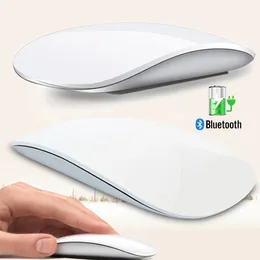 Mäuse Bluetooth Wireless Mouse Arc Touch Magic Ergonomische ultradünne wiederaufladbare optische 1600 DPI Mause für 230927