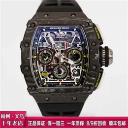 Автоматические механические часы Richarmill Спортивные наручные часы Роскошные часы бочкообразной формы RM5301 Polo Limited Edition Tourbillon Full Hollow 4450 x 4994 Руководство WNEJW