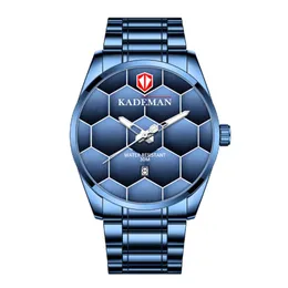 KADEMAN Брендовые светящиеся мужские часы высокого разрешения с кварцевым календарем, простые мужские наручные часы для отдыха267u