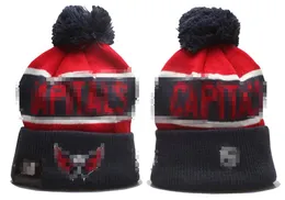 WASHINGTON Beanie CAPITAIS Beanies North American Hockey Ball Team Side Patch Winter Wool Sport Knit Hat Skull Caps A4