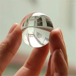 Dekoratif figürinler 4cm globe k9 berrak avize cam kristal top lensball yapay iyileşme küre ponografi topları