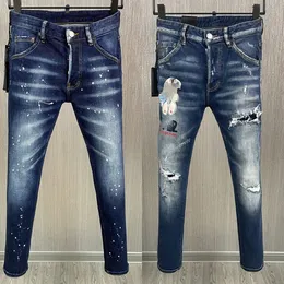 Italienische Mode, europäische und amerikanische Herren-Freizeitjeans, hochwertig gewaschen, handpoliert, qualitätsoptimiert 9896 9897 9899 01