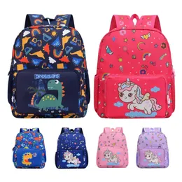 School Bags Kindergarten Bookbag 3-6 Years Old Boys and Girls Children's School Bag Cute Cartoon Unicorn Dinosaur Backpack 230927