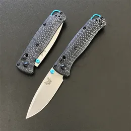 Carbon Fiber Handle Mini Benchmade 533 Folding Knife Outdoor Hunting Survival Safety-defend Tactical Pocket Knives Portable EDC Tool