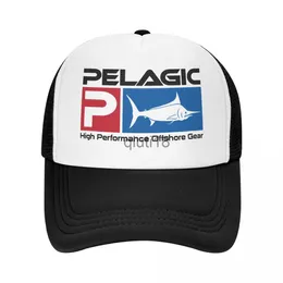 Ball Caps Classic unisex pelagiczny rybołówstwo ciężarówki dla dorosłych rybak rybny prezent regulowany baseball czapka kobiet sportów x0927