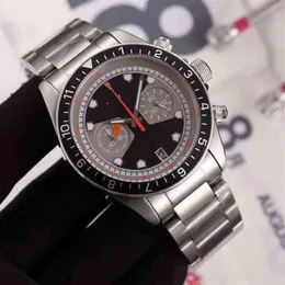 orologio Montecarlo Designer trend da uomo in acciaio inossidabile al quarzo t cronografo a 5 pin con battito dei secondi346o