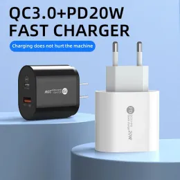 PD 20W USB Charger Fast Charger QC Wall Charger Adapter Quick Charge For Huawei Xiaomi Cell Phone Chargers ZZ