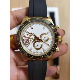 Chronograph Multifunction Luxury Designer Men Wristwatch Watch Daytonass Watches Fashion Men's Automatic Mechanical 6-pin 0O69