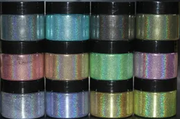Akrylpulver vätskor fina 0,05 mm 0,2 mm holografiska glitter damm laser spegelpulver för smink lipgloss ögonskugga kropp nagel harts hantverk juvelery 230926
