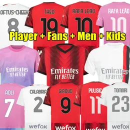 Pulisic 23 24 Giroud Loftus-Cheek Soccer Jerseys 4th Fans Ploans Dli Football Room 2023 2024 Camiseta de Futbol Theo rf Leo S oprth C Ibrhimovic