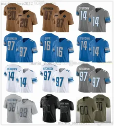 Maglie 2023 8 Josh Reynolds 26 Jahmyr Gibbs 89 Brock Wright 79 John Cominsky 0 Marvin Jones Jr. 45 Jason Cabinda 53 Charles Harris 54 Alim McNeill 10 Teddy Bridgewater