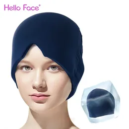 Head Massager 10 mm Gel Headache Relief Cap Upgraded Sooth Migraine Hat Top Coverage Stress Relax Pain Head Cold Therapy Pack Eye Mask Hat 230927