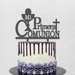 Cake Tools Spanish Mi Primera Comunion Topper For Spain Kids Party Decoration