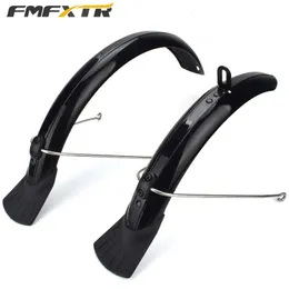 Bike Fender 16inch 20 Inch Folding Electric Bicycle Mudguard Fender Bike Wings All-inclusive for V brake Bike Acessories Parts 230928