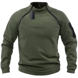 Męskie kurtki US TAKTICAL Outdoor Polar Polar Fleece Ubrania Ubrania ciepłe zamki błyskawiczne Pullover Mężczyzny WITORPOOG Płaszcz termiczny bieliznę 230927