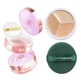 Face Powder FV Loose Set with Puff and 3 colors Foundation Waterproof Matte Setting Makeup Oilcontrol Professional Cosmetics 230927