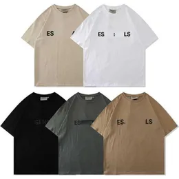 Mens T-shirts Cotton Luxury For Men Tees Wear Summer Round Neck Sweat Short Sleeves Outdoor Breathable Letter Printed Coats Lovers226H