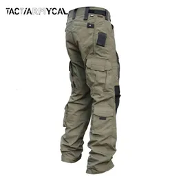 Pantaloni da uomo Pantaloni tattici da uomo Pantaloni cargo da esterno multitasche Pantaloni da combattimento militare Pantaloni da lavoro da trekking resistenti all'usura Uomo 230927