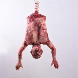 Bloody Halloween Decoration Corpse Spooky Hanging Ghosts Scary Skull Decor Haunted House Horror Party Prop Y201006290L
