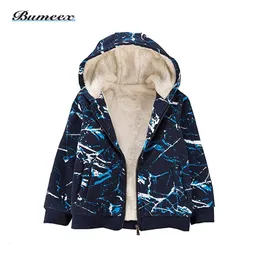 Daunenmantel Bumeex 314 Jahre Jungen Mäntel Kinder Winter Mode Jacken Mädchen Mit Kapuze Kinder Warme Fleece Kinder Kleidung 230928