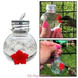 Other Bird Supplies Bulb Shape Hummingbird Hanging Feeders For Outdoors Garden Pet Yard Birds Water Drinking Tools