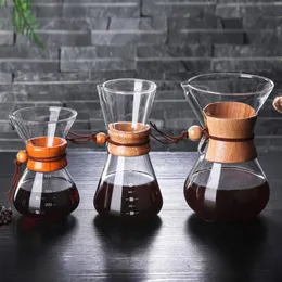 400 ml 600 ml 800 ml resistent glas kaffe maker kaffekanna espresso kaffemaskin med rostfritt stål filter potten cl200920283x