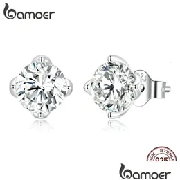 Ohrstecker D Farbe Vvs1 Ex 1Ct Ohrringe für Frauen 925 Sterling Silber Geschenk Top Qualität 221119 Drop Lieferung Schmuck Dhuou