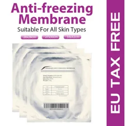 Vücut Heykel Zayıflama 100 PCS Antifeeze Cryo Pad Tag Anti Freeze Membranes 28x28cm Terapi için Antifriz Membranı VSCV