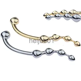 Bondage Metal Bead Long Anal Plug G Spot Stimulation Unisex Pull Beads Butt Plug Stainless Steel Ass Expansion Adult Sex Toys For Women x0928